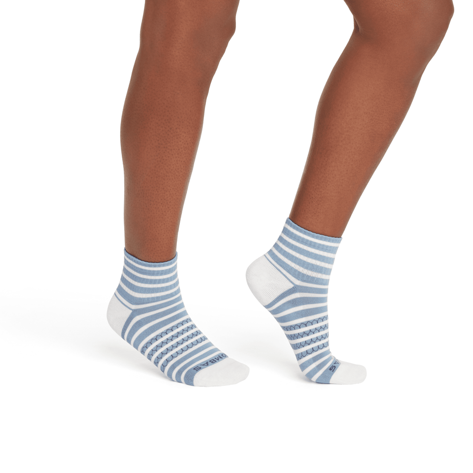 Striped Quarter Socks oceanfog-WO-3-transparent