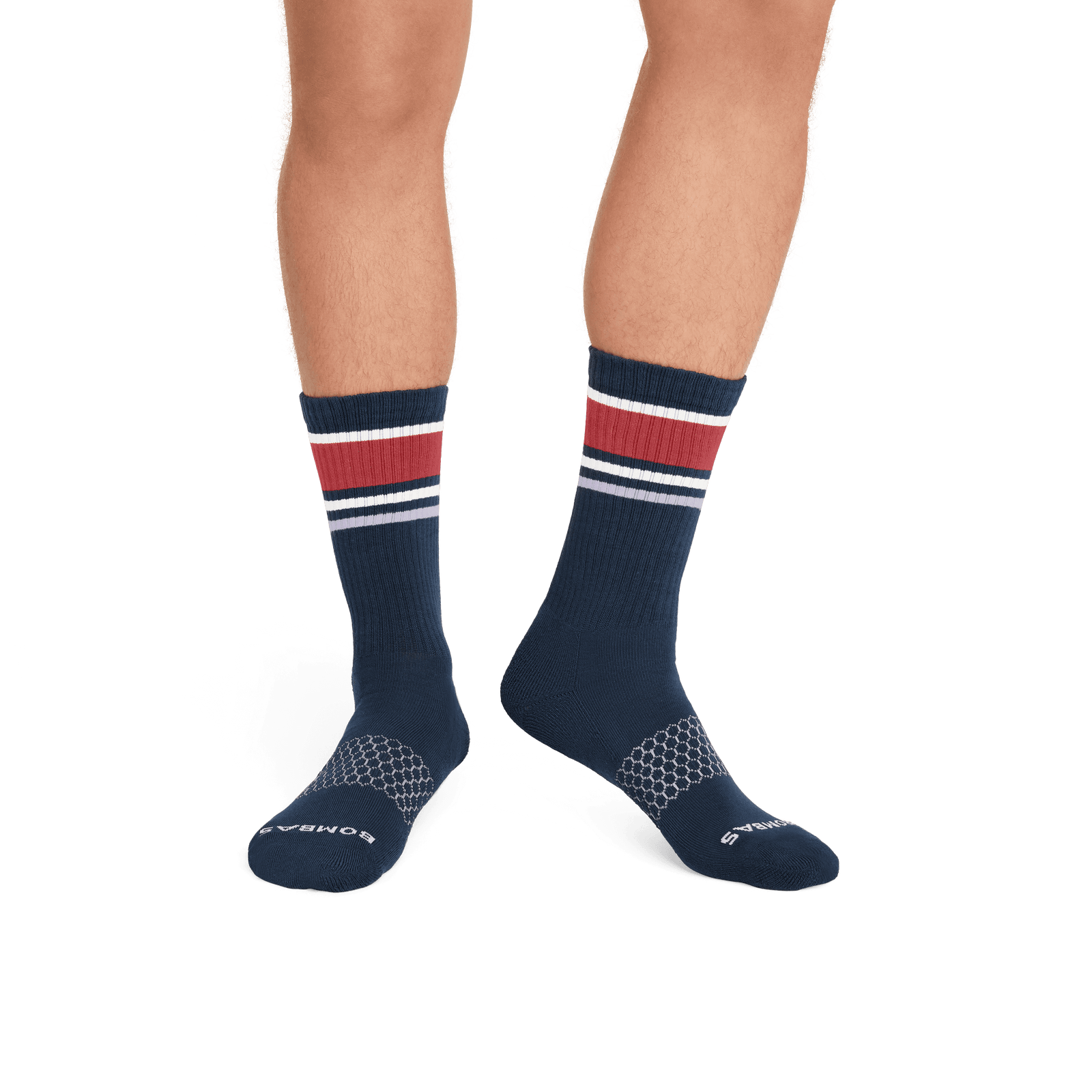 Striped Calf Socks midnightnavy--3-transparent