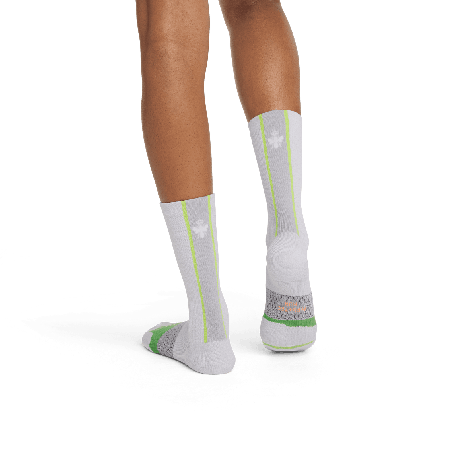 Running Calf Socks harborgrey-englishpea-WO-3-transparent