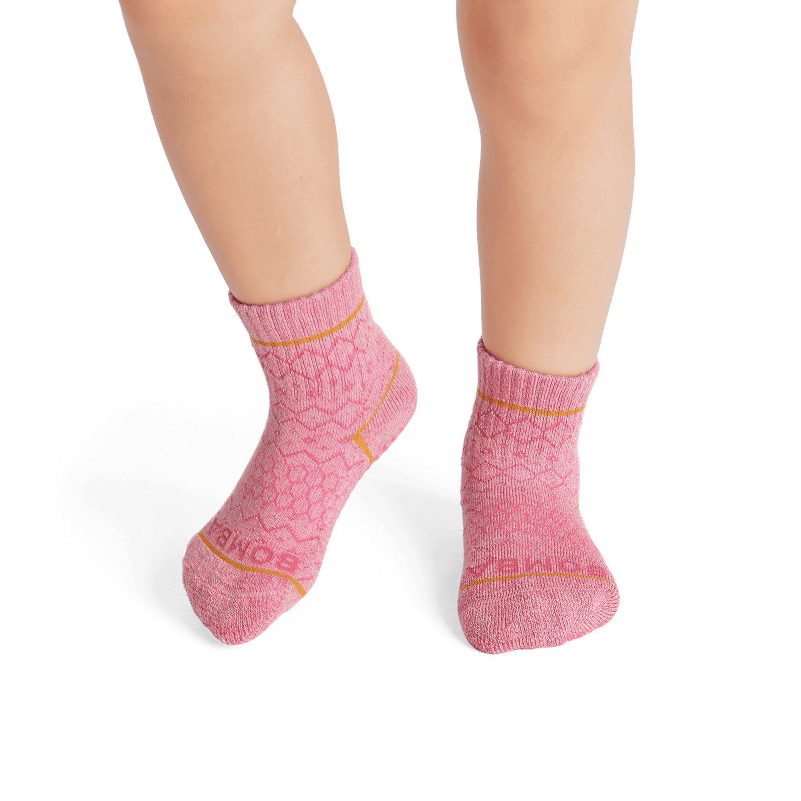 Marl Tonal Fair Isle Gripper Calf Sock Bright Mulberry TO1