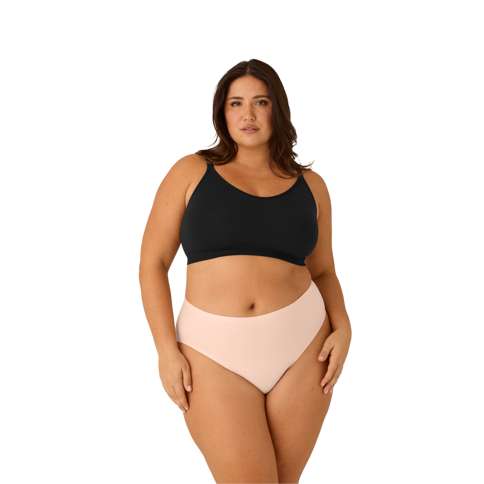 No Show High Rise Brief Pink Sandstone WO4 [7197]