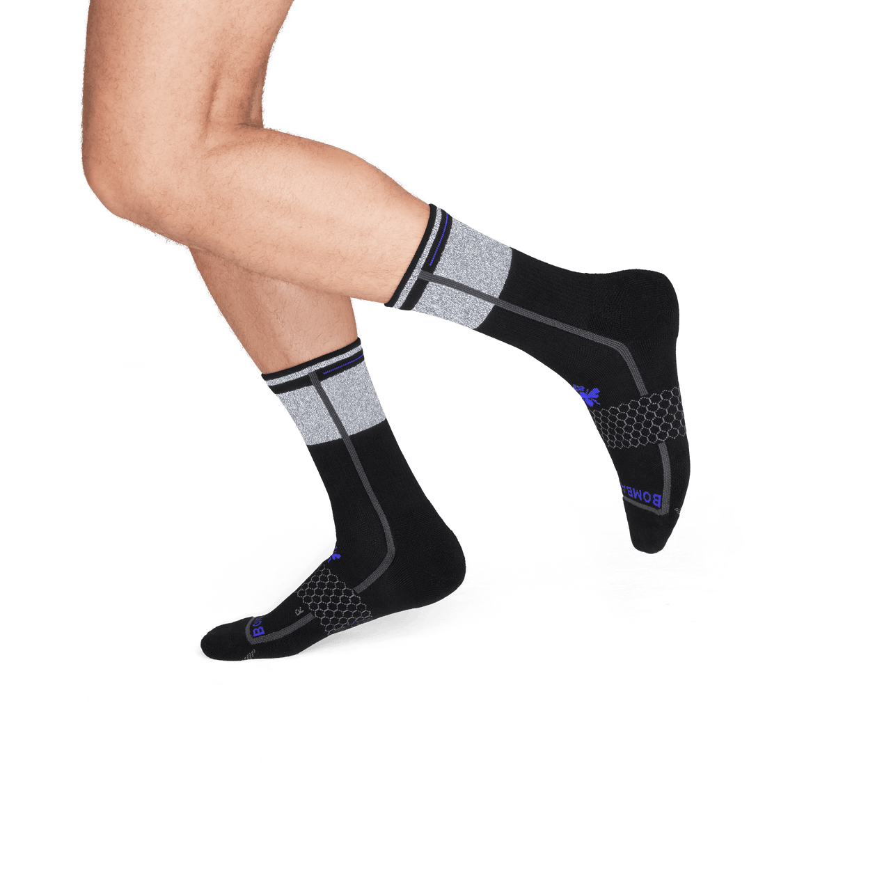 Reflective All Purpose Calf Socks black-MO-4-transparent