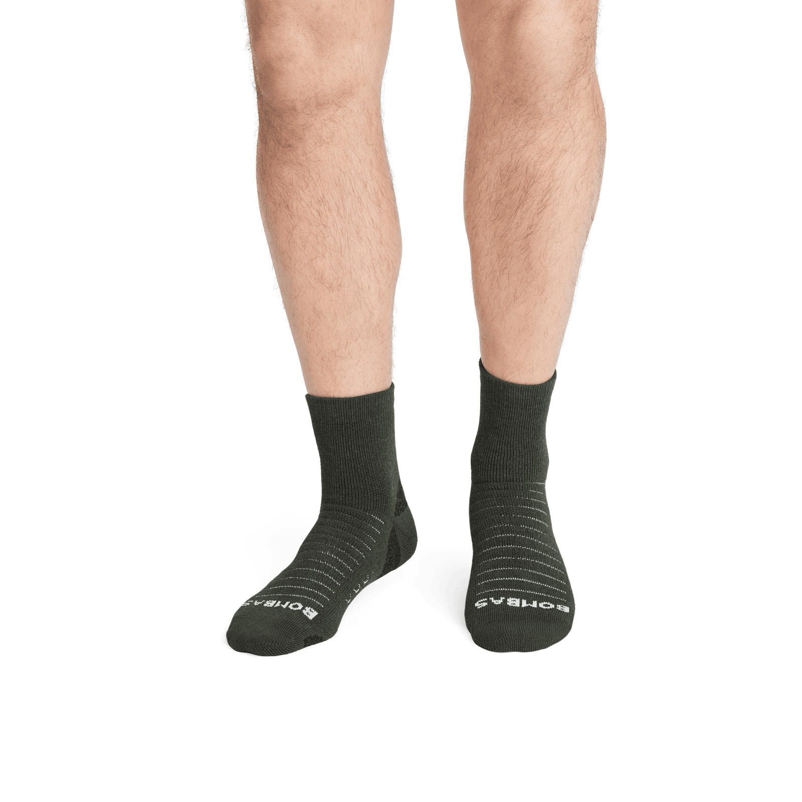 Hiking Quarter Socks - Dark Olive Heather MO1 [7507]