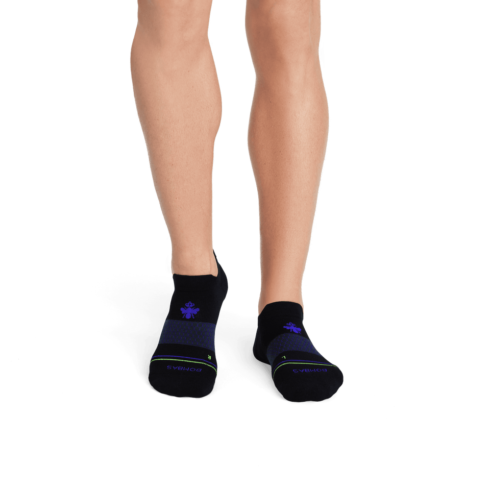 Merino Wool Blend Performance Ankle Socks black-MO1