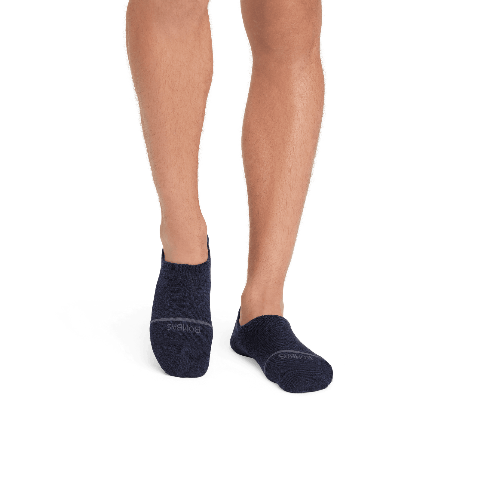 Lightweight Merino Wool Blend No Show Navy MO1