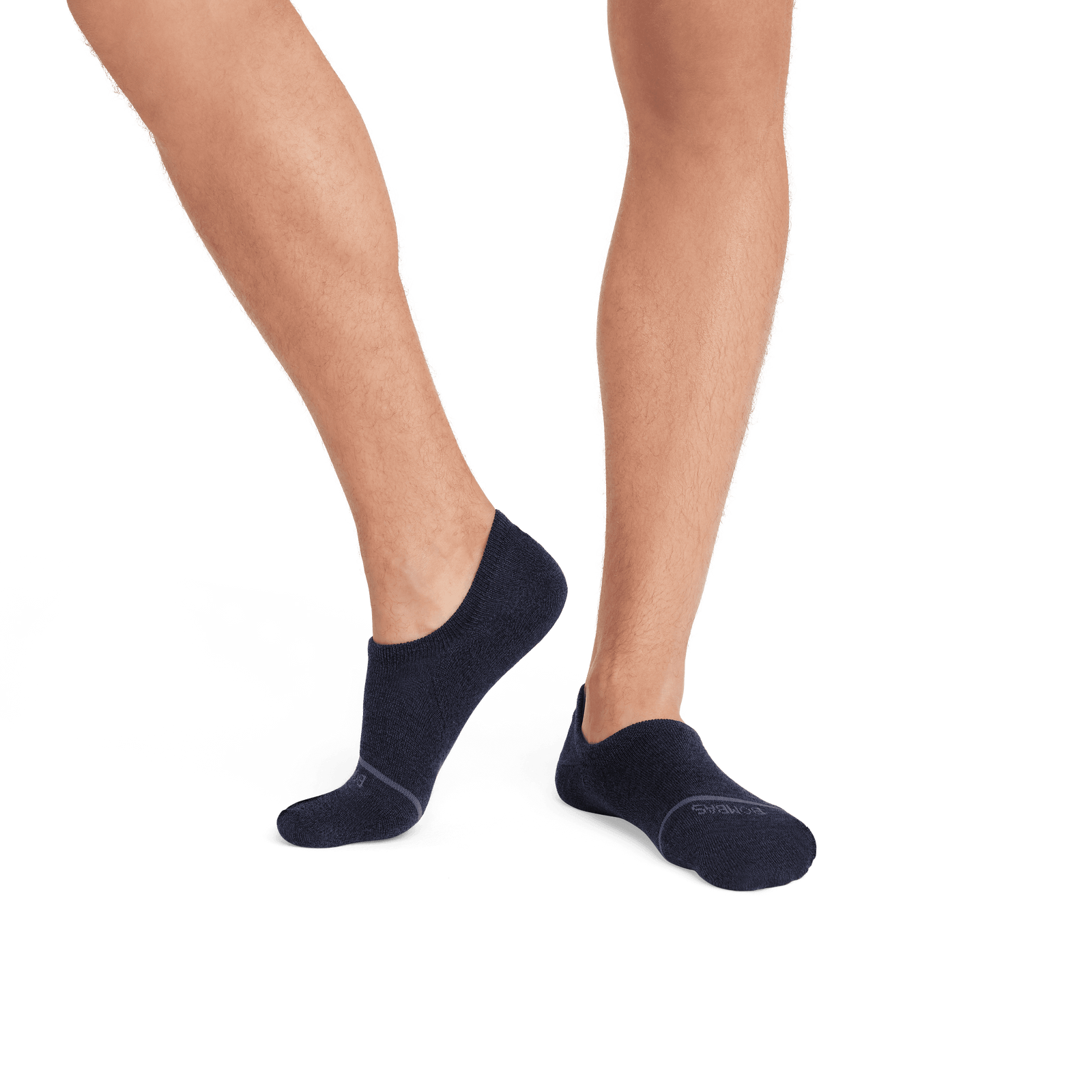 Lightweight Merino Wool Blend No Show Navy MO2
