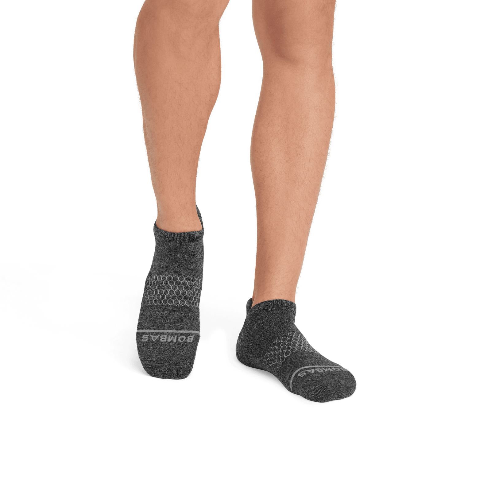 Merino Wool Bland Ankle Socks - Charcoal MO1 [7531]