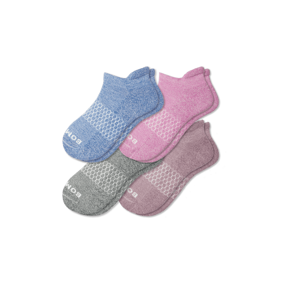 Women's Marl Ankle Sock 4-Pack - Run Recovery Step