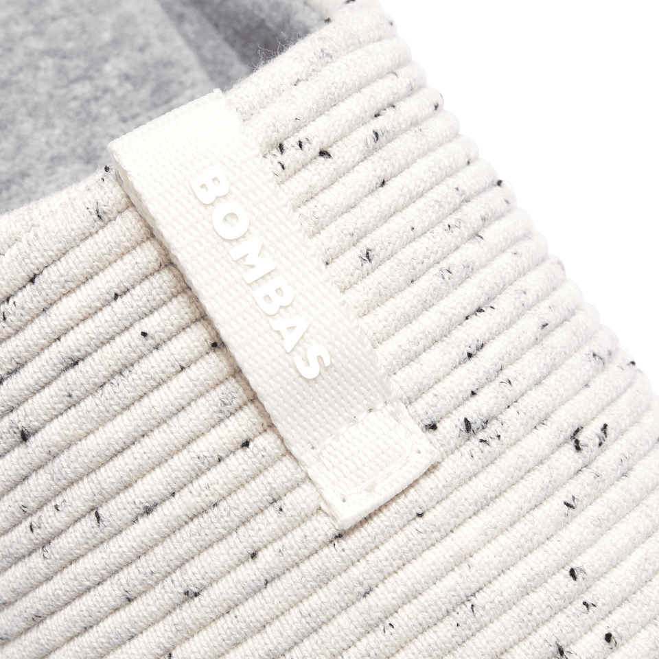 Women's Nest Slipper - Soft White Donegal - Detail [7733]