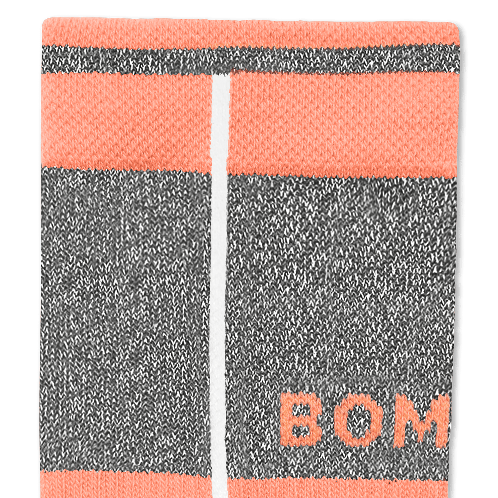 Reflective Performance Calf Socks - Reflective Peach - Detail [7757]
