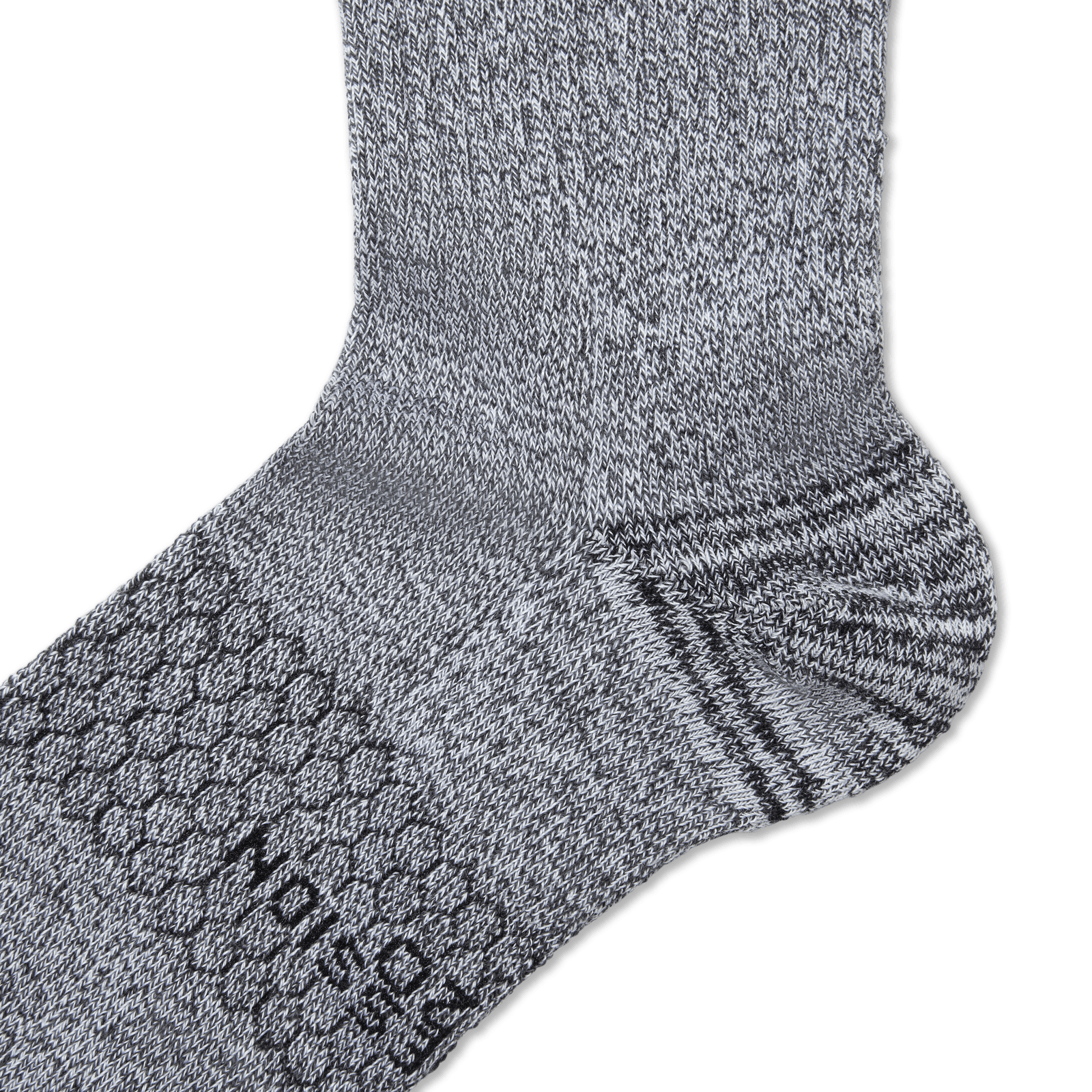 Everyday Compression Knee High Socks (15-20mmHg) - Charcoal - Detail [7760]