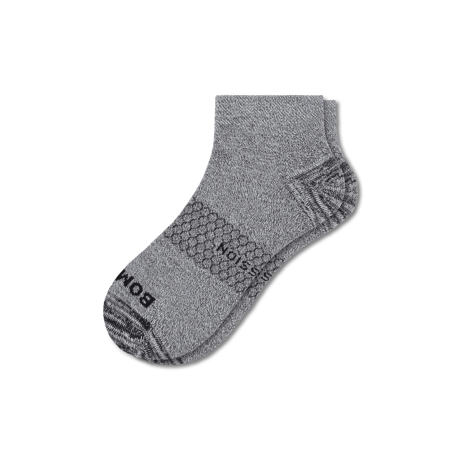 Ankle Compression Socks - Charcoal - L [7762]