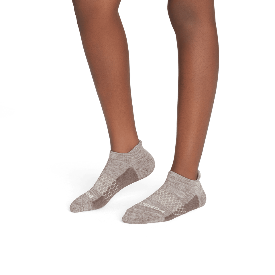Two Tone Ankle Socks - Mushroom YO1 [7791]