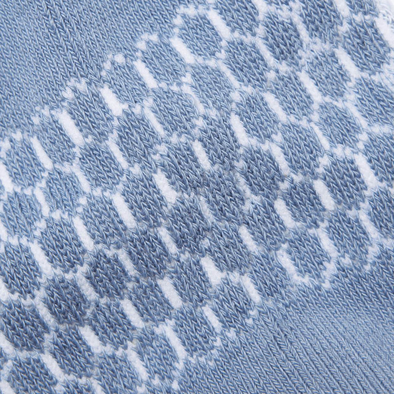 Two Tone Ankle Socks - Fjord Detail [7791]