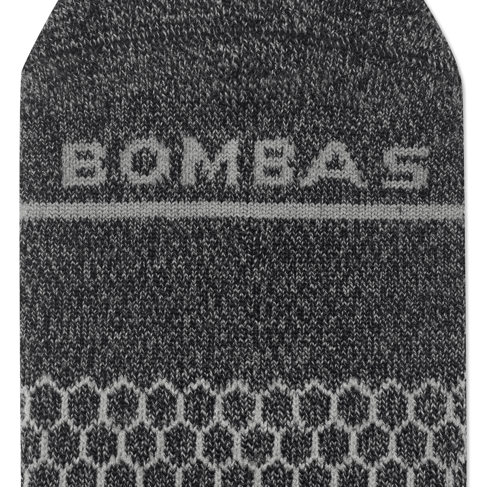 Merino Wool Blend Calf Socks - Charcoal L [7800]