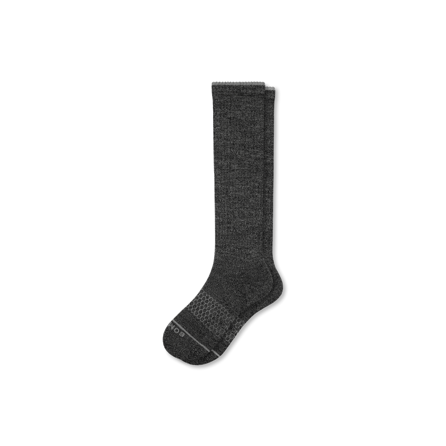 Women's Merino Wool Blend Knee-High Socks - Breathable Office Wear