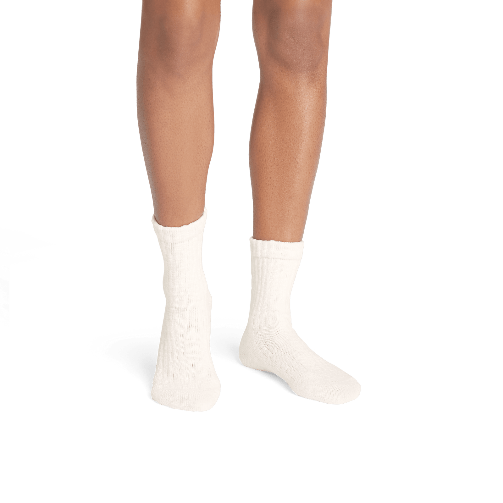 Chunky Ragg Half Calf Socks - Cream WO1 [7811]