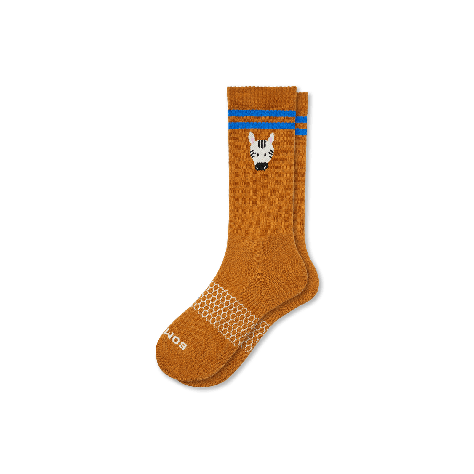 Safari Stripe Calf Socks - Sienna L [7821]
