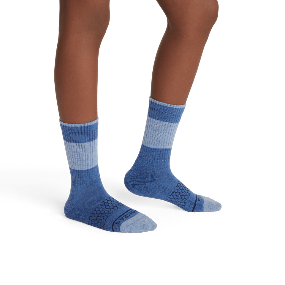 Merino Wool Blend Calf Socks youth darkskyhtr-2-transparent