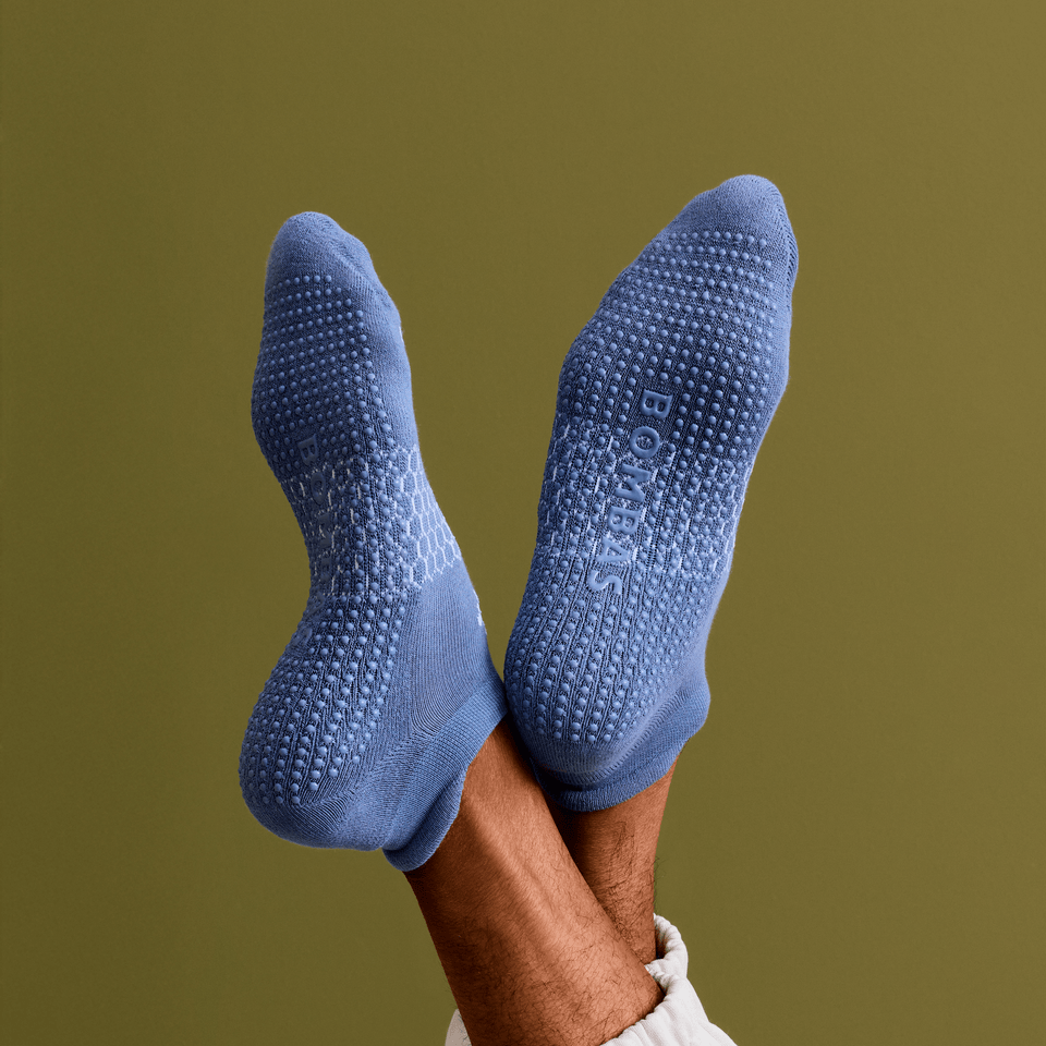 Gripper Ankle Socks - oyster blue [LIFESTYLE] [7880]