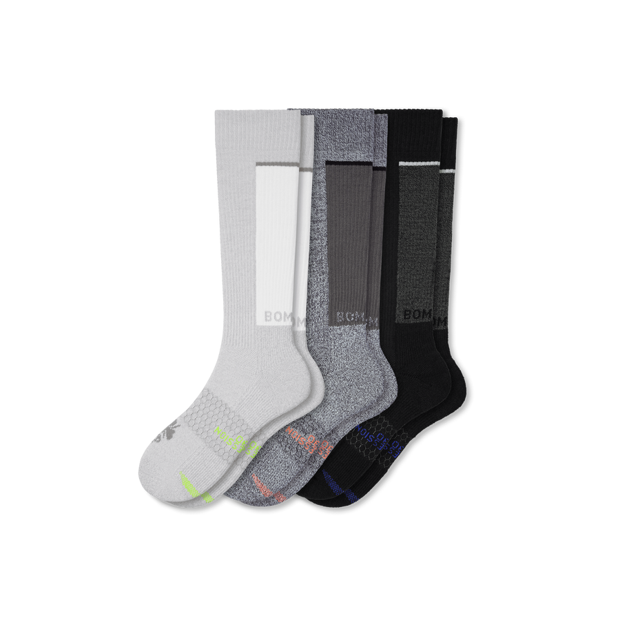 Women's Performance Compression Knee High Sock 3-Pack (20-30mmHg) - Flex Relief