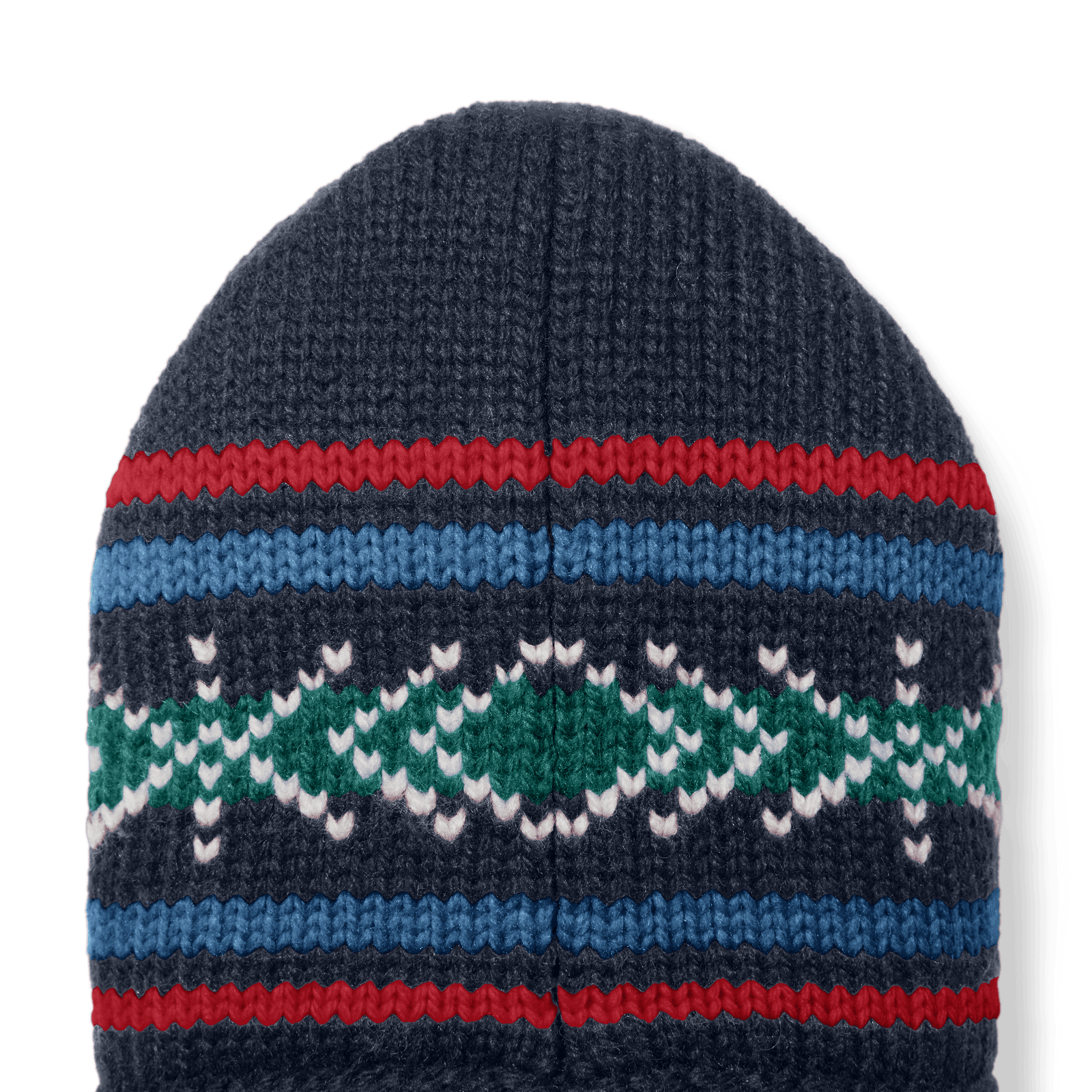 Patterned Gripper Slipper - Navy L Detail [8025]