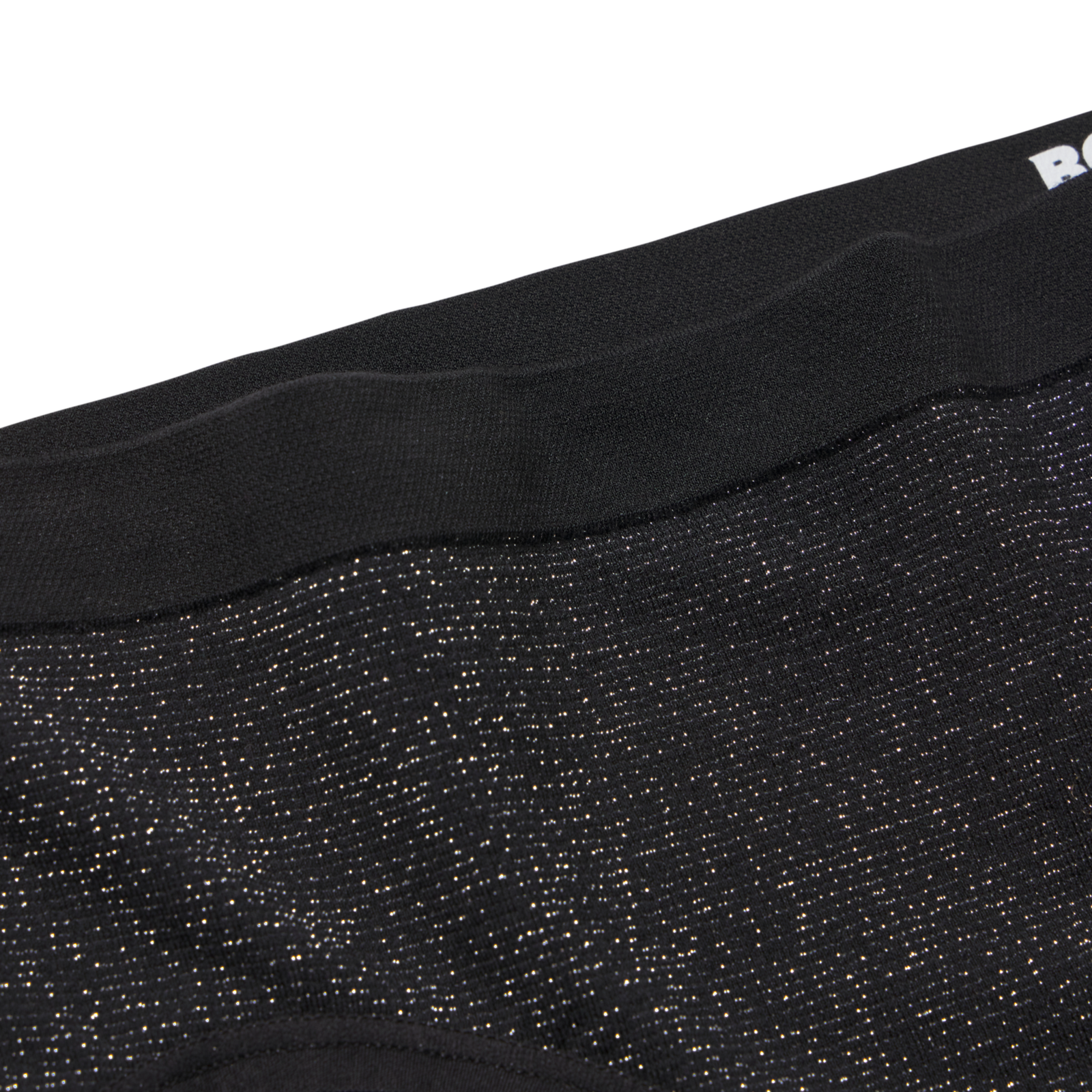 Women's Ribbed Seamless Brief - Black Shimmer Detail [8061] [2025]