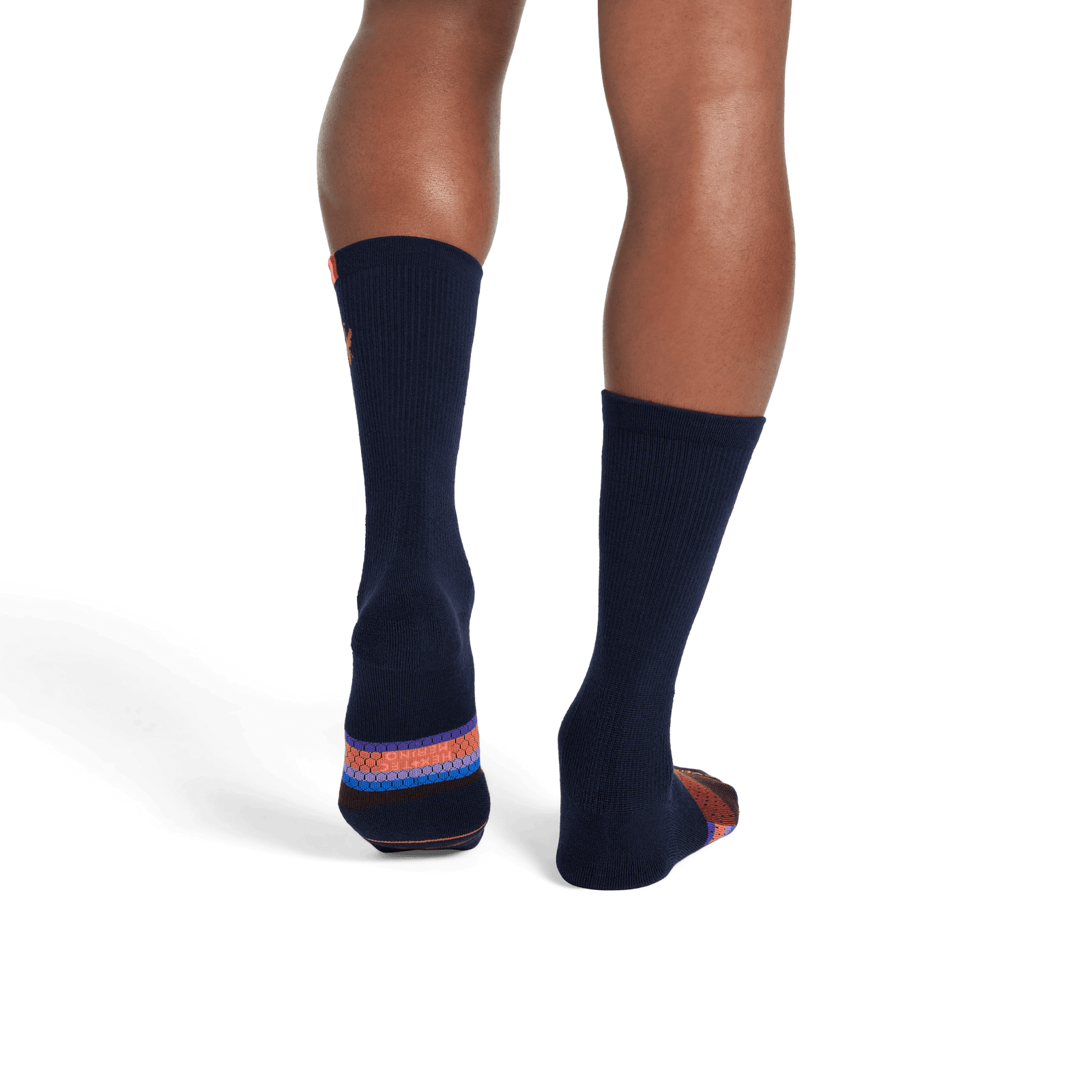 Merino Wool Blend Athletic Calf Socks - Midnight Navy MO2 [8068]