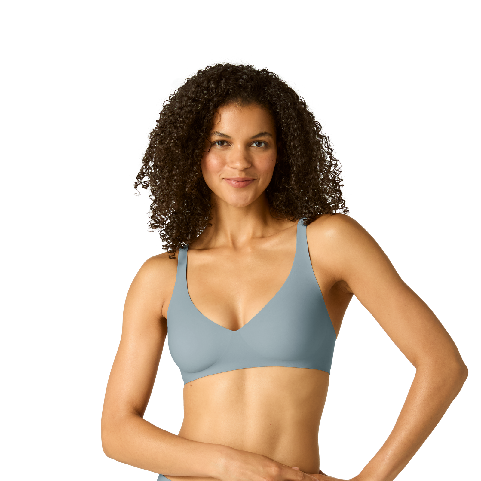 Women's No Show Plunge Bralette - Sea Storm WO1 [8252]