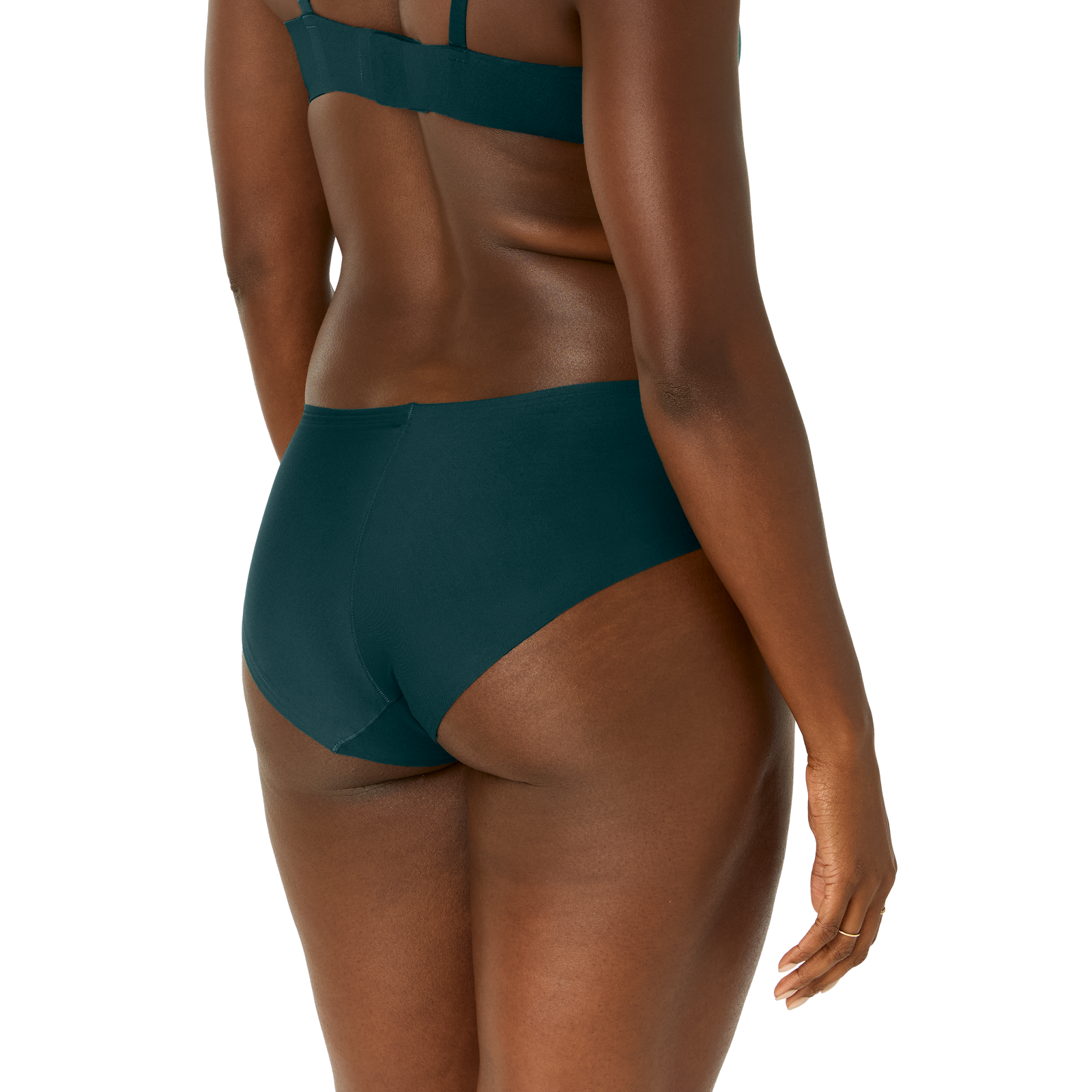 Women's No Show Hipster - teal pine WO2 [8274]