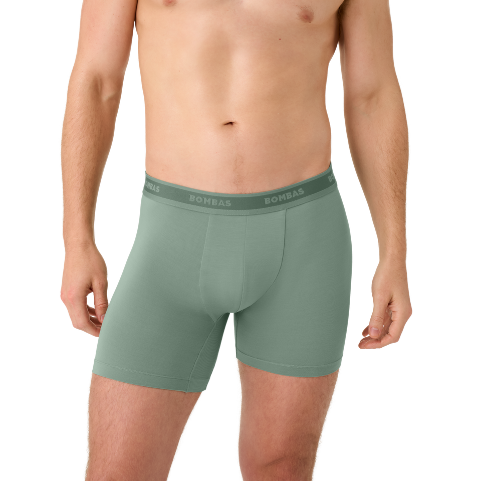 Men's Soft Flex Boxer Brief - Easy Sage MO1 [8287]