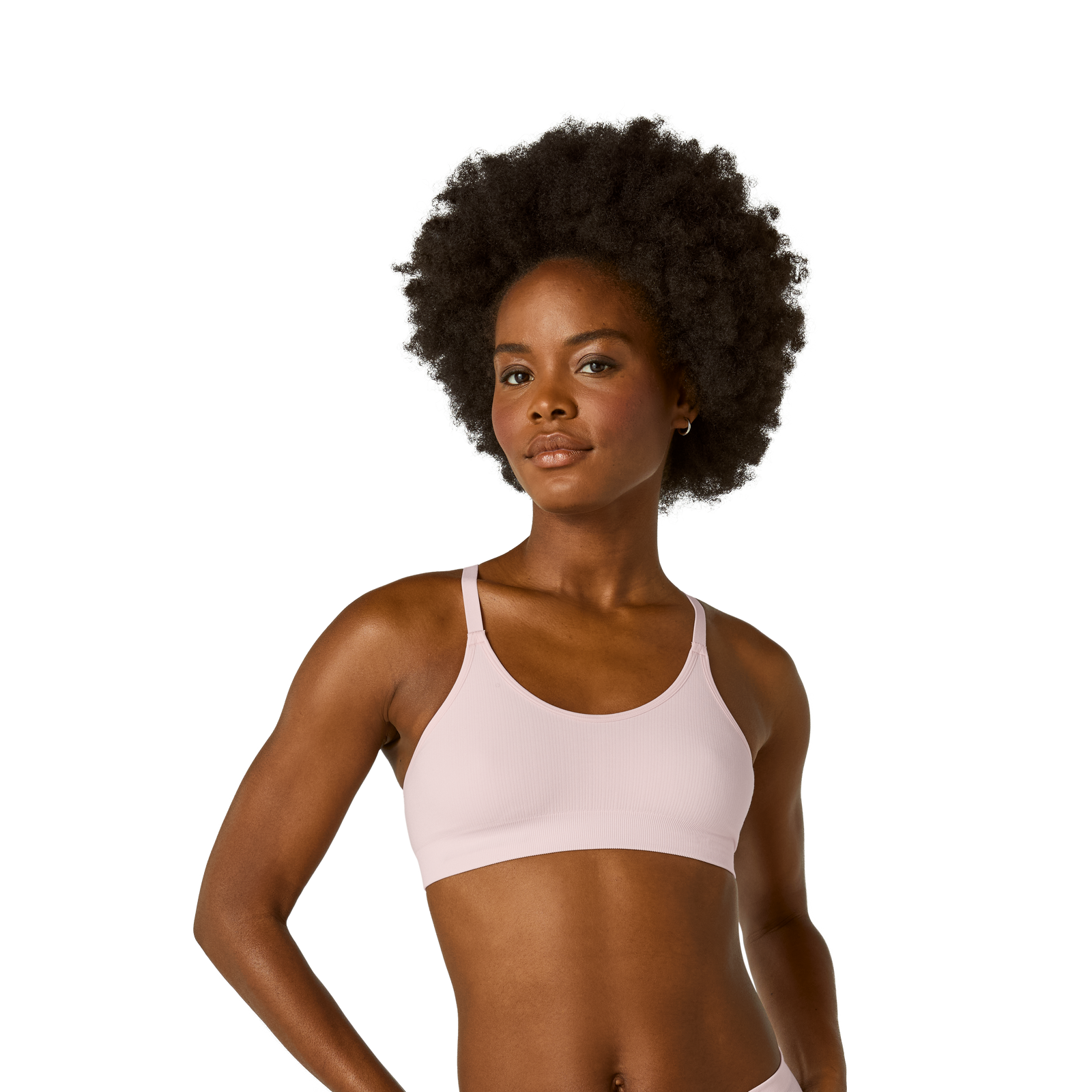 Seamless Scoop Bralette - Blush WO1 [8343]