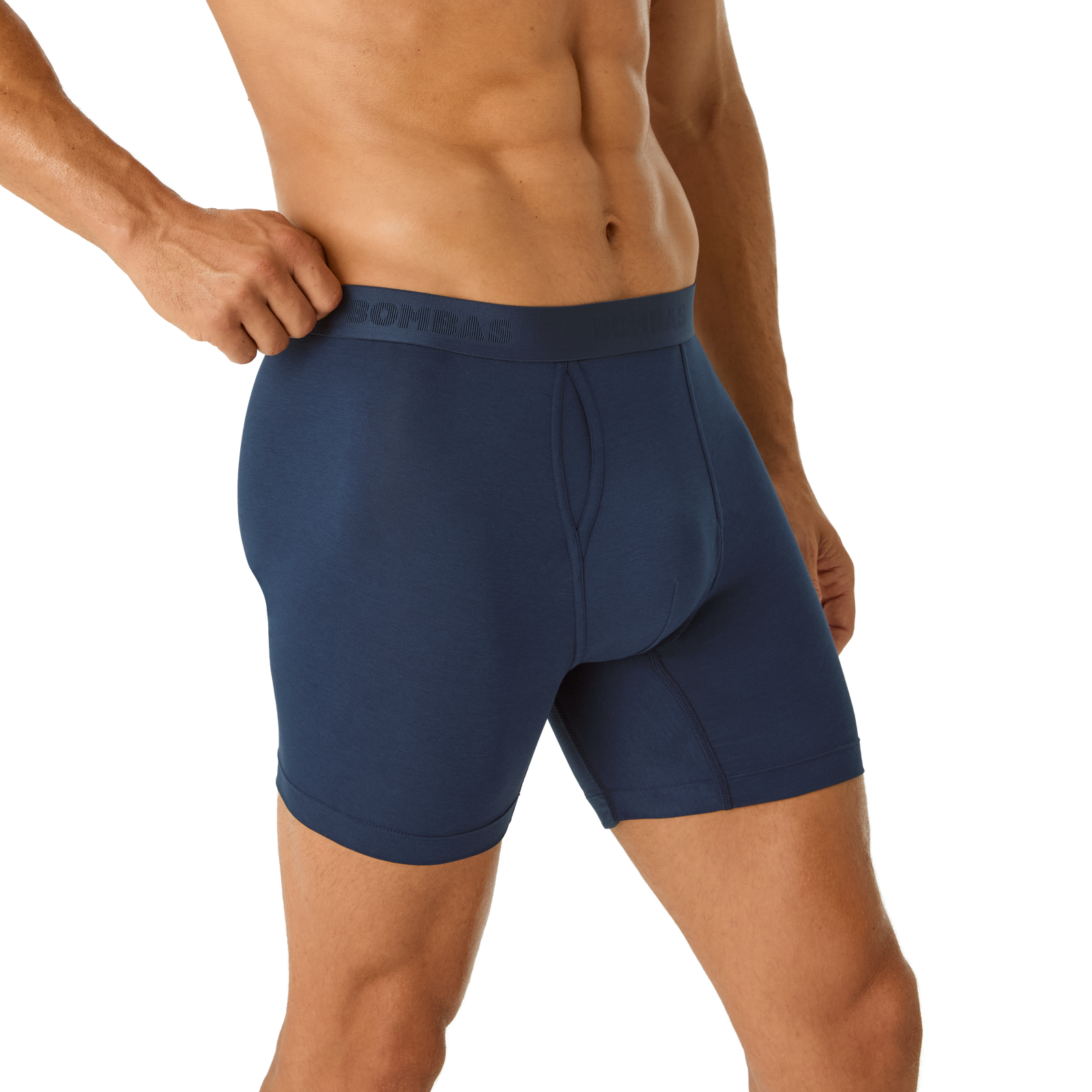 Cotton Modal Blend Boxer Brief - Classic Fly - Midnight Navy MO2 [8470]
