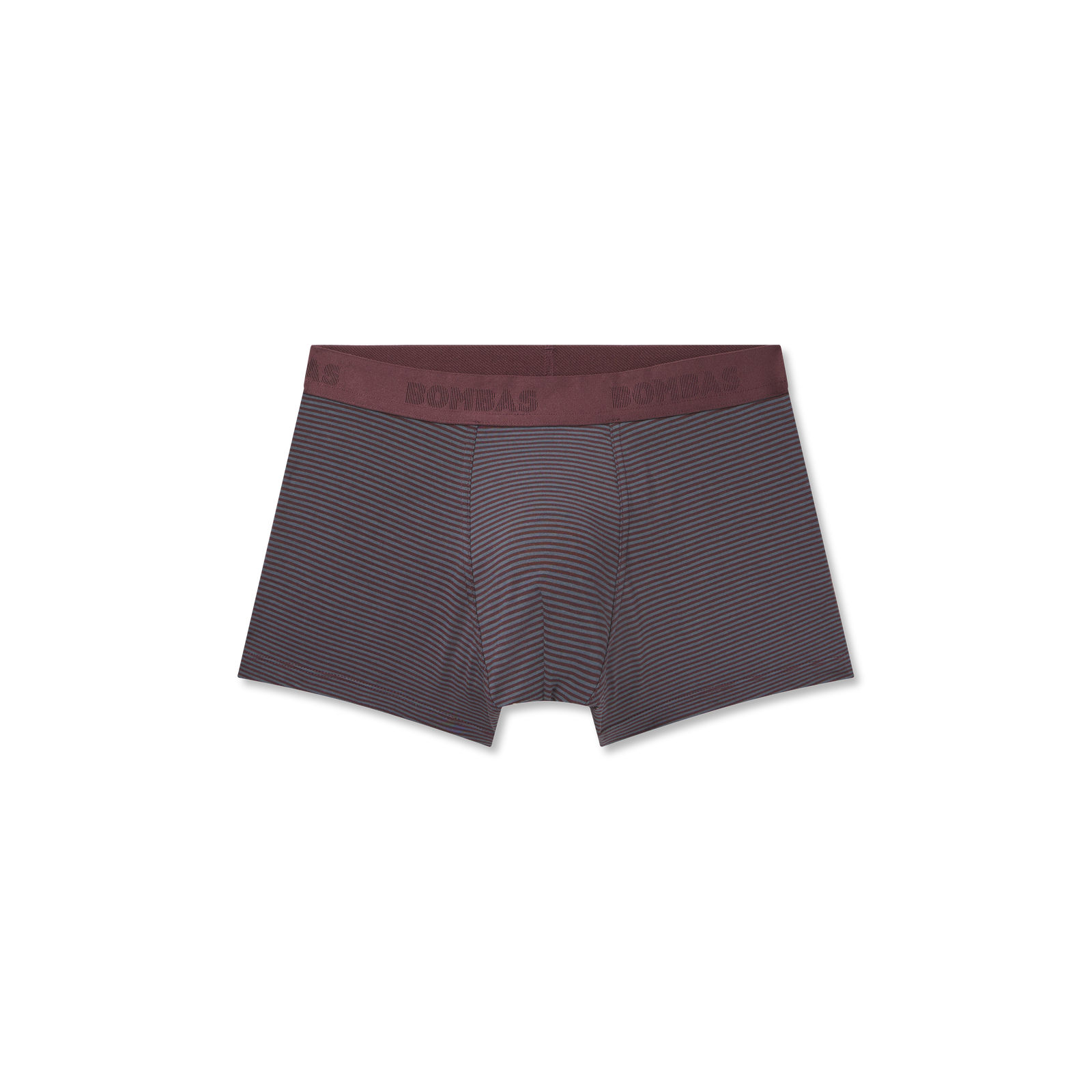 Men's Cotton Modal Blend Trunk - All Spice / Pebble Micro Stripe L [8472]