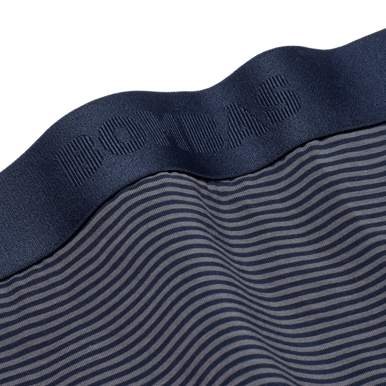 Men's Cotton Modal Trunk - Midnight Navy / Washed Black Micro Stripe Detail [8472]