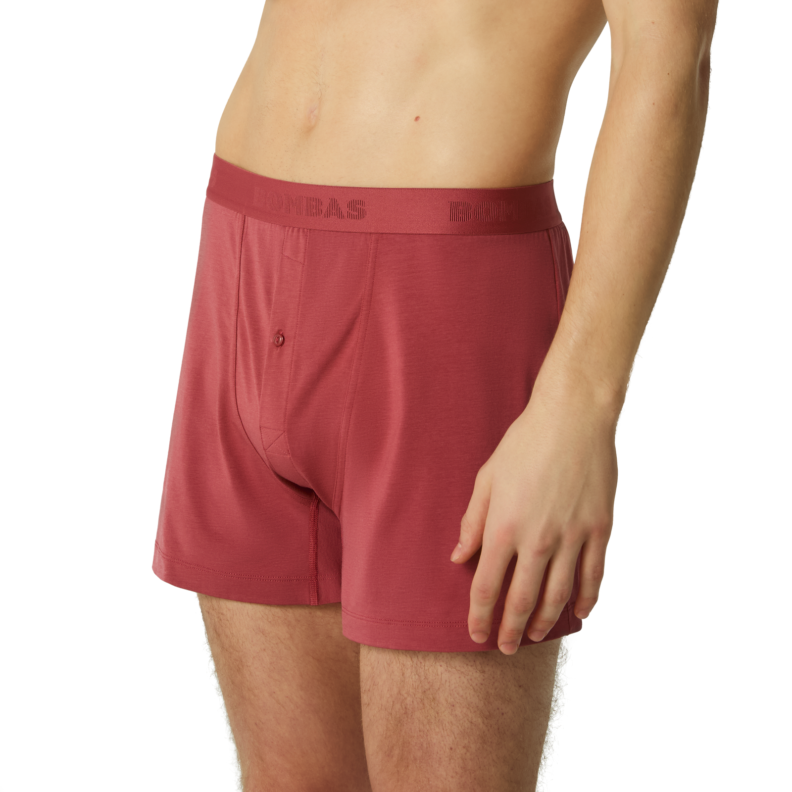 Cotton Modal Blend Boxer Brief - Cinnabar MO2 [8473]