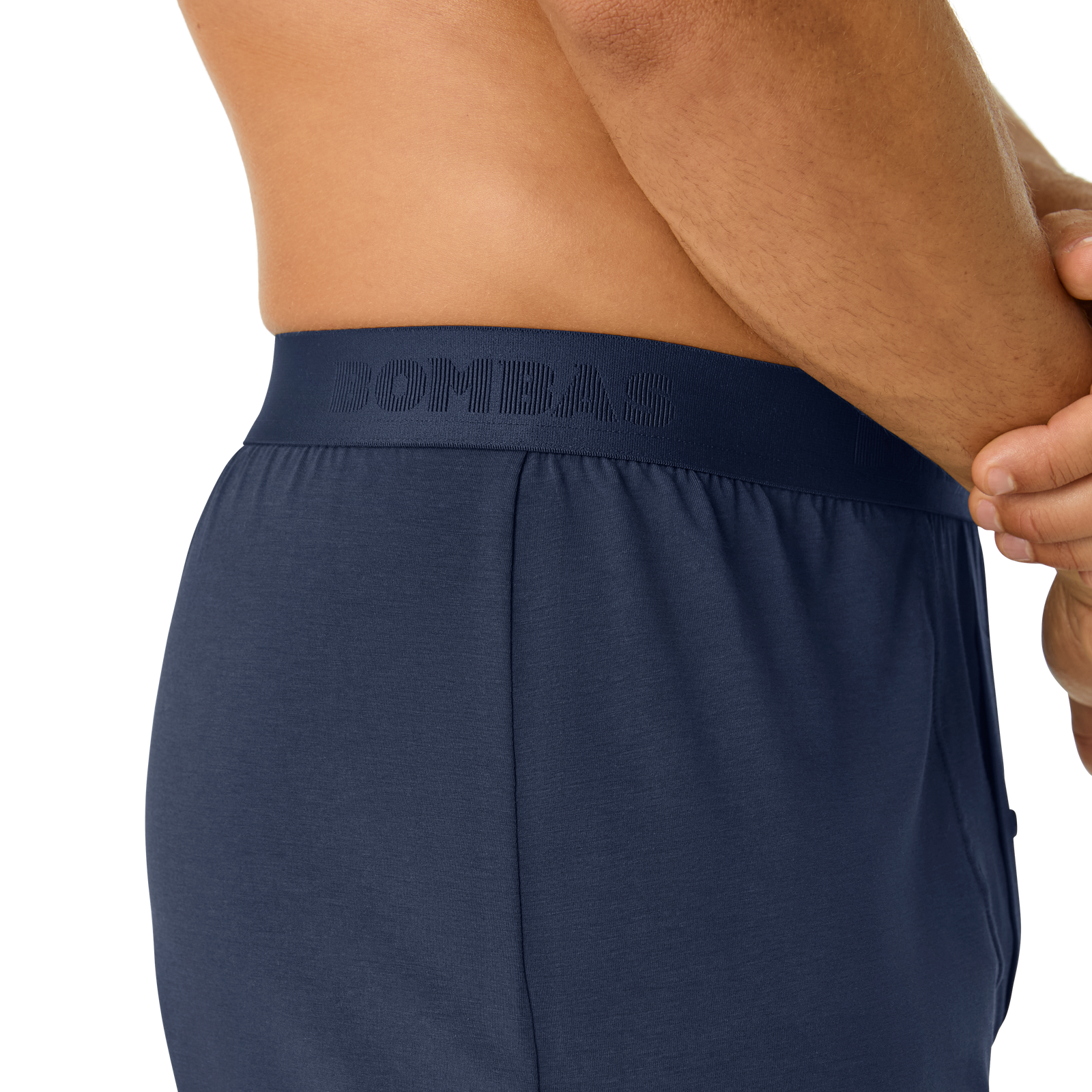 Cotton Modal Blend Boxer - Midnight Navy MO Detail [8473]