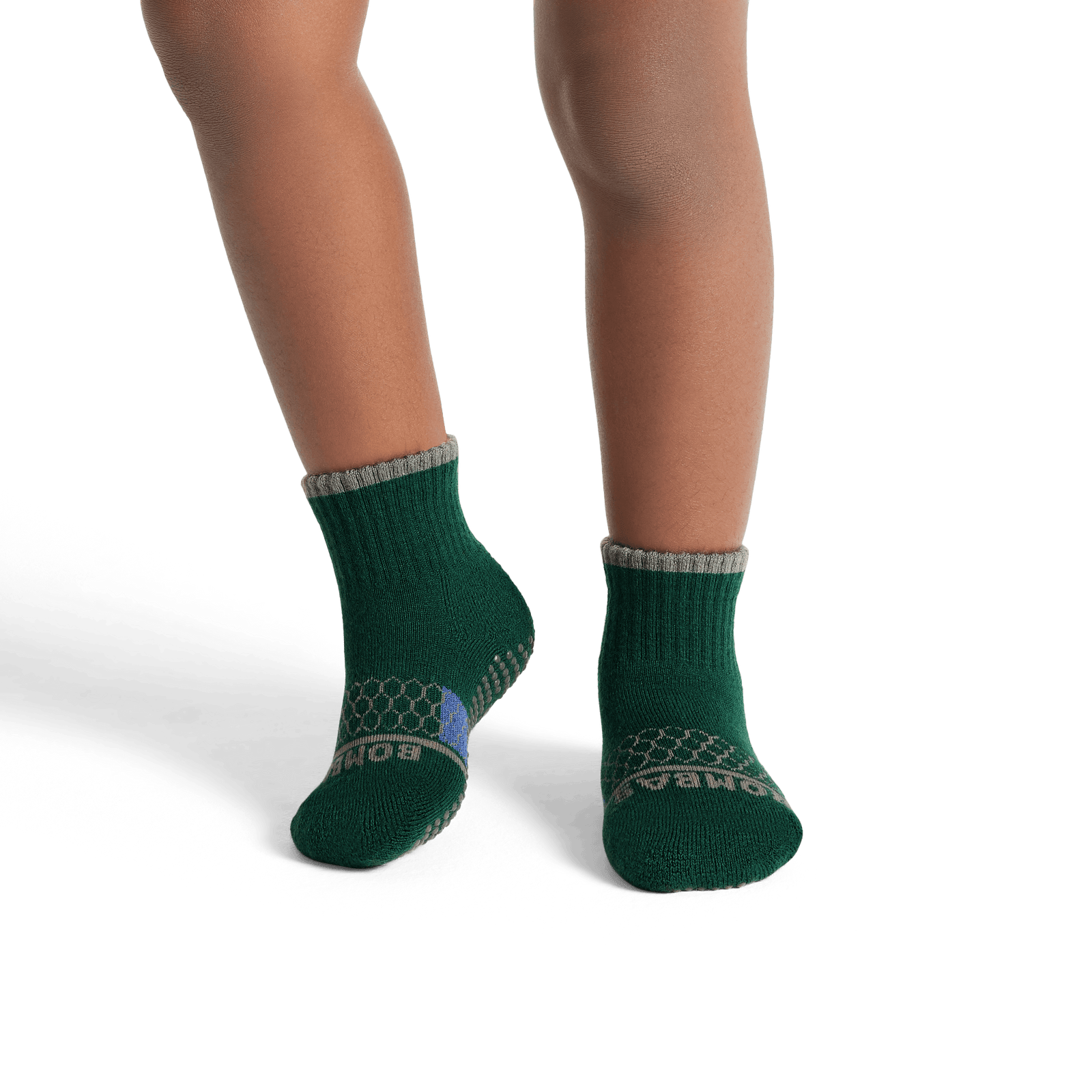 Merino Wool Blend Gripper Calf Socks - Velvet Forest TO1 [8507]