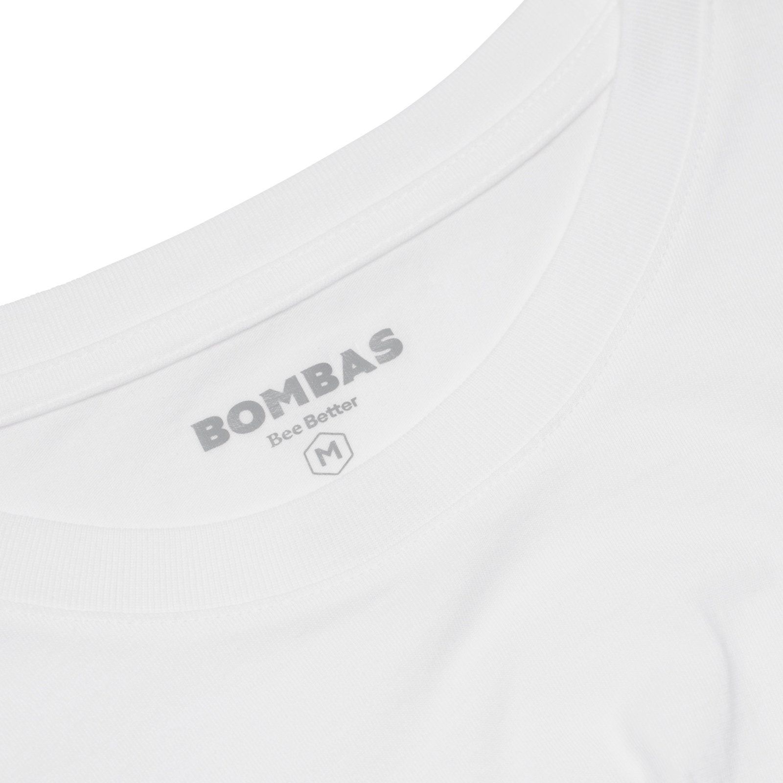 Men's Pima Cotton Crew Neck T-Shirt - White Detail [8525]