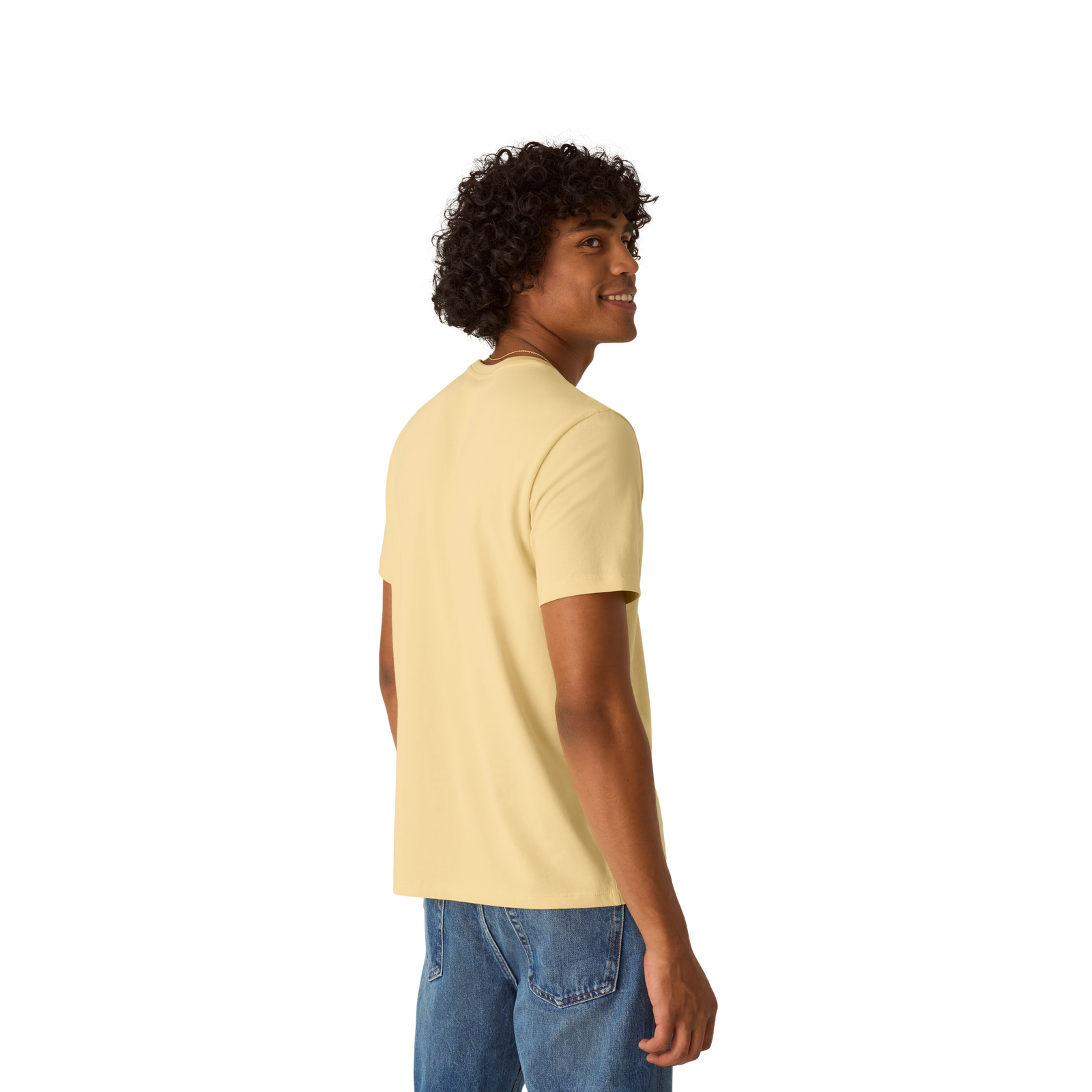 Pima Cotton Crew Neck T-Shirt - meringue MO2 [8525]