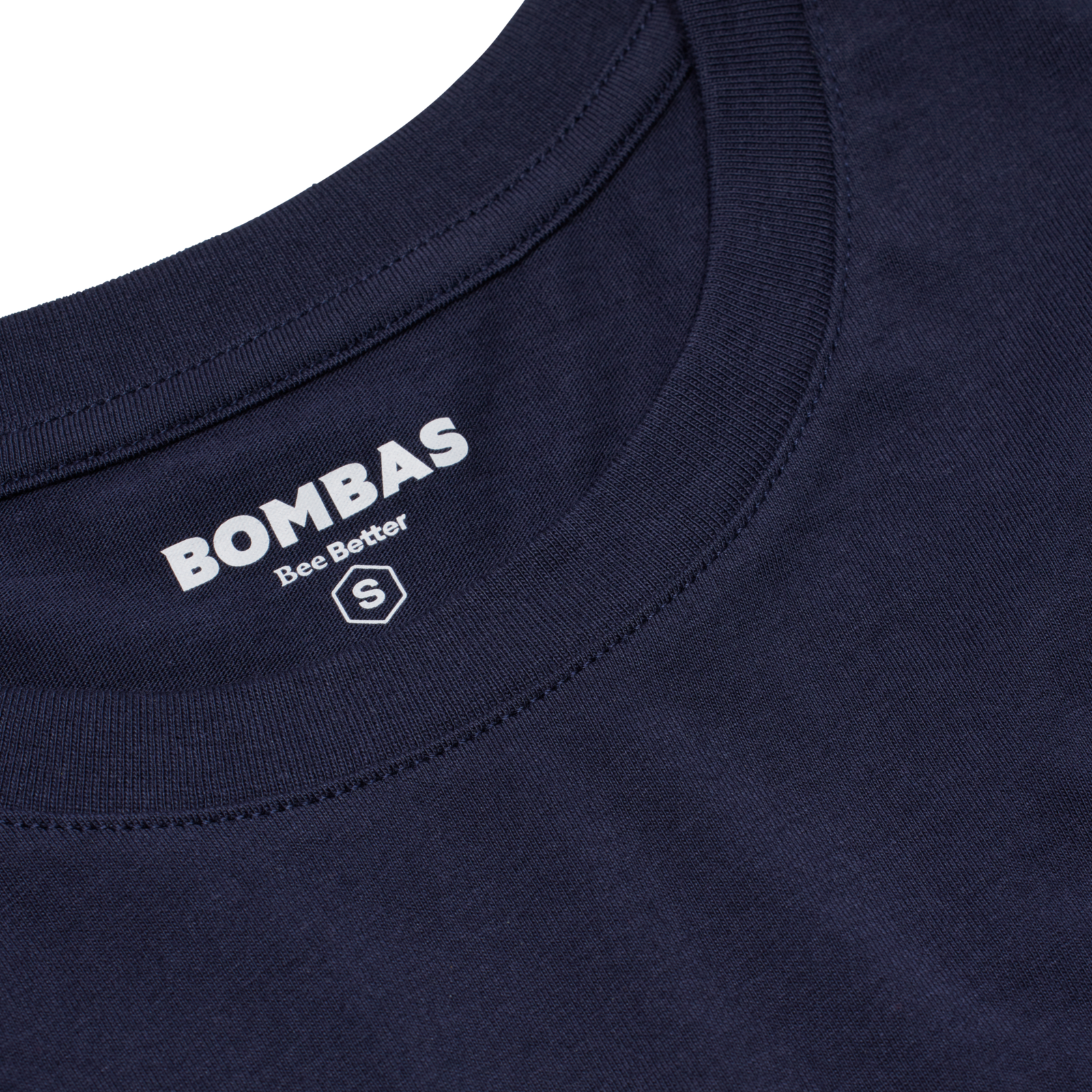 Women's Pima Cotton Crew Neck T-Shirt - Midnight Navy Detail [8530]