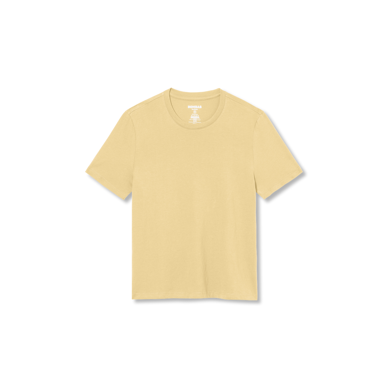 Women's Pima Cotton Crew Neck T-Shirt - Meringue L [8530]