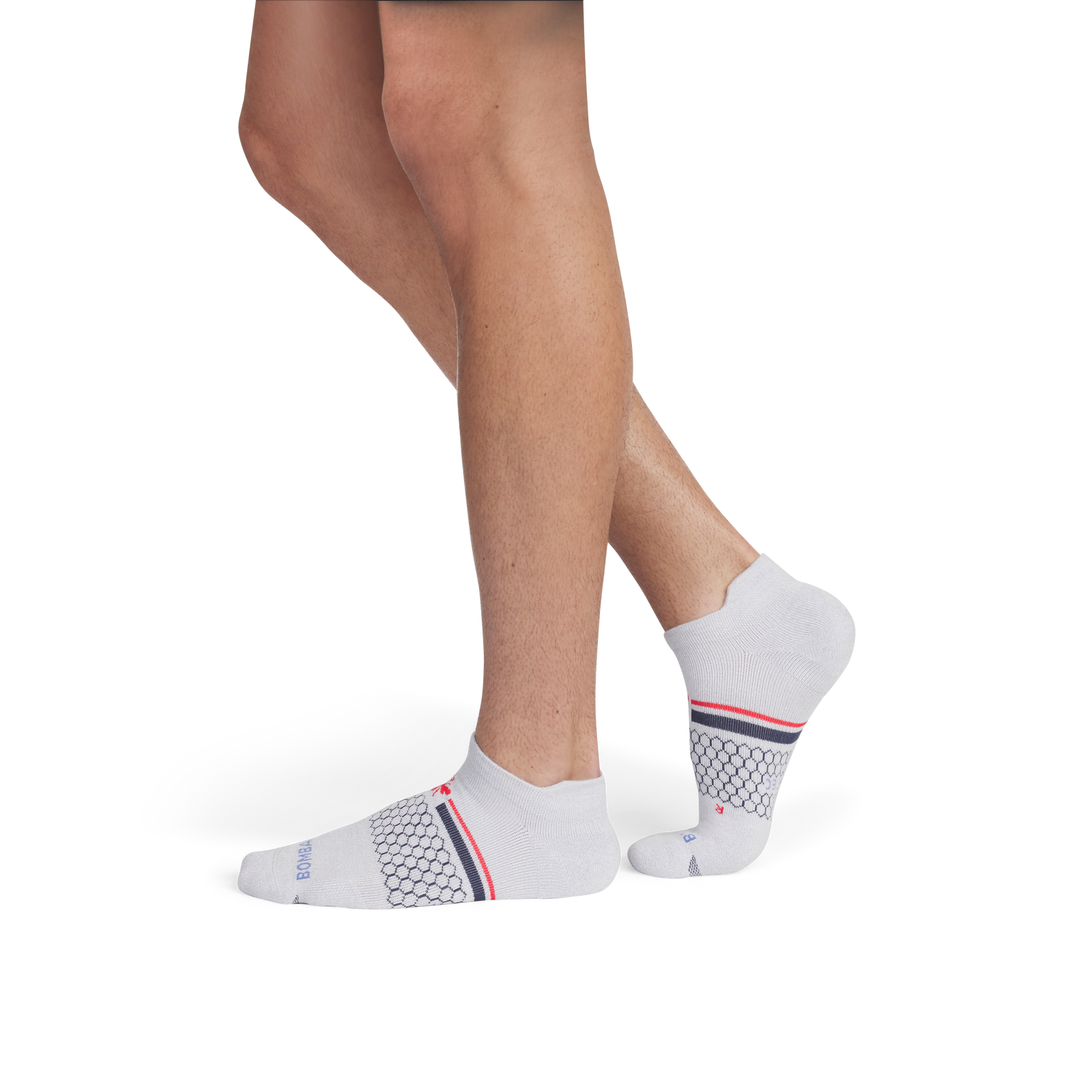 All-Purpose Performance Ankle Socks - Harbor Grey Red Sky MO2 [8573]