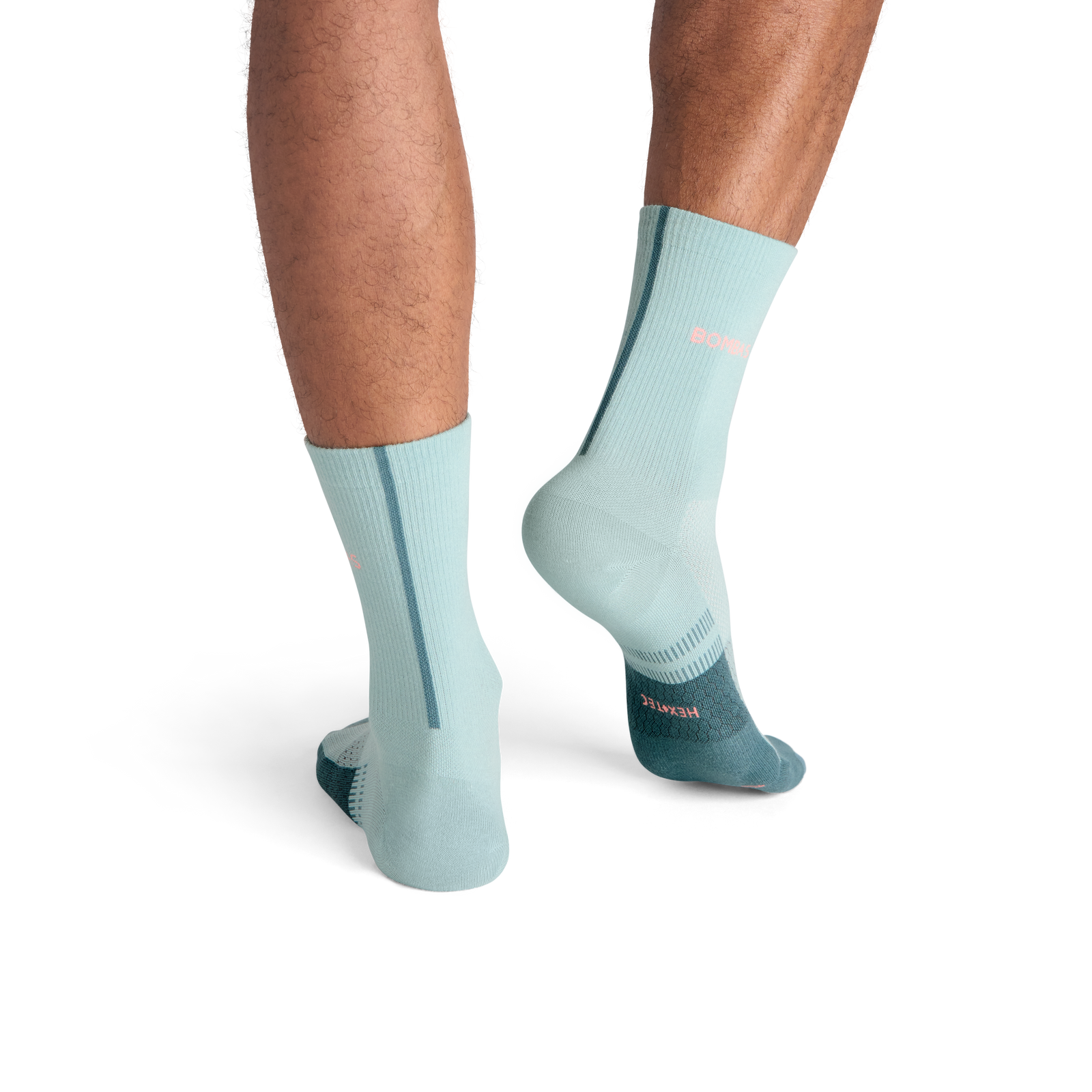 Lightweight Athletic Half Calf Socks - Misty Sky MO2 [8579]