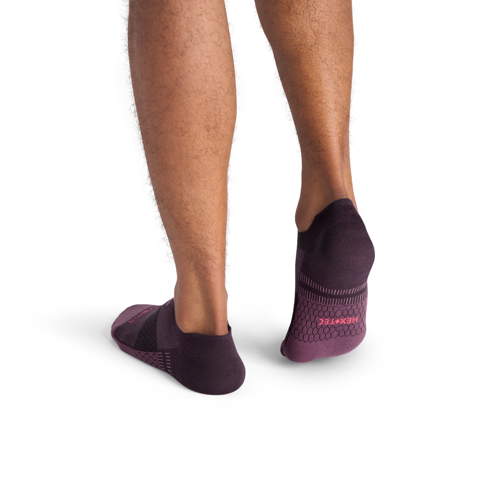 Lightweight Athletic Ankle Socks - Purple Plum MO2 [8580]