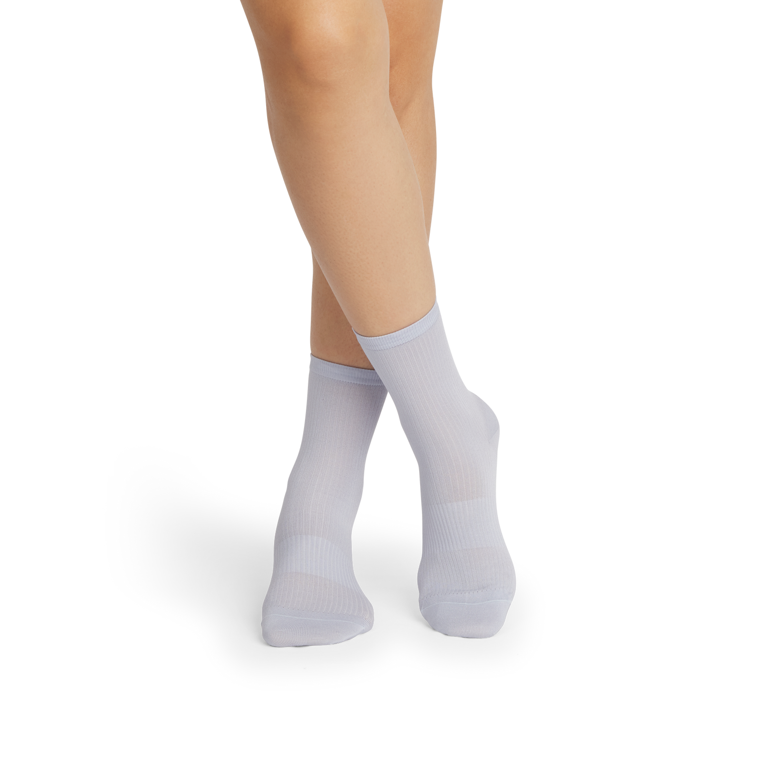 Women's Featherweight Rib Half Calf Socks - sky sail blue WO1 [8593]