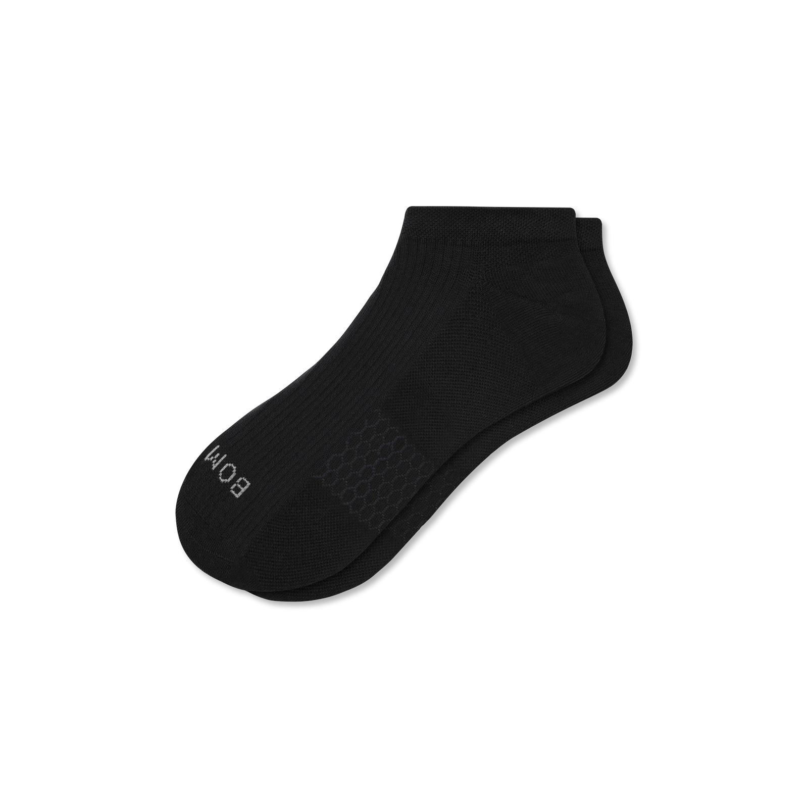 Modern Rib Ankle Socks - Black L [8606]