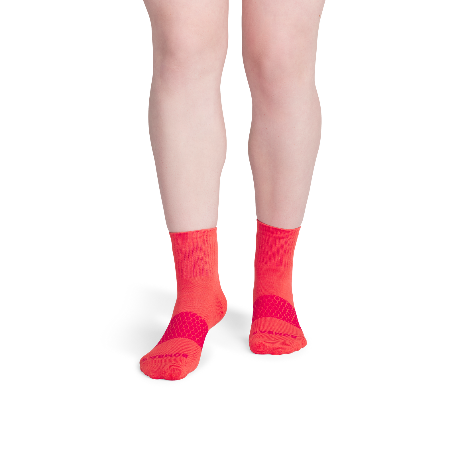Solids Quarter Socks - Heirloom Red WO1 [8614]