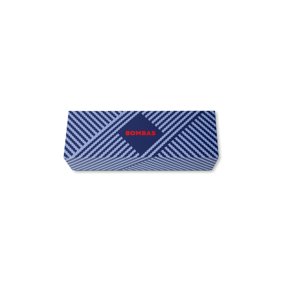 Empty 4-Pack Gift Box - Blue L [8658]