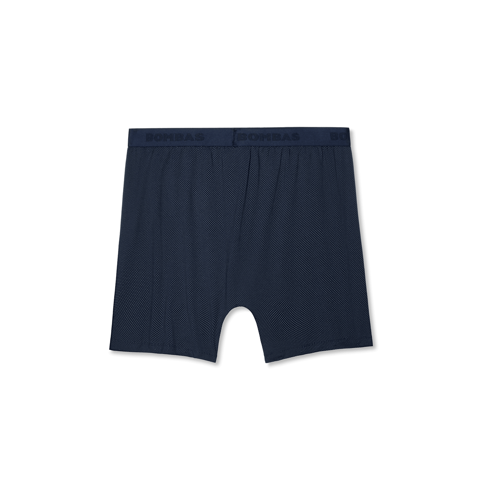 Men's Cotton Modal Blend Boxer - Midnight Navy / Halo Blue Birds Eye L Back [8708]